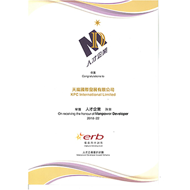 Manpower Developer Award